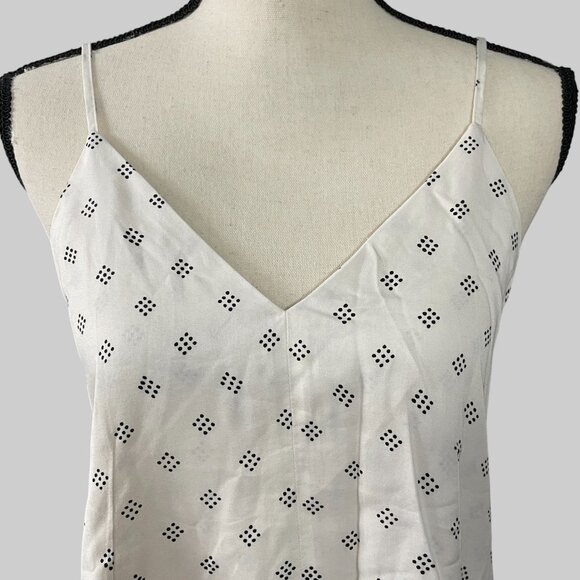 NEW Everlane The Long Weekend Dress in Butterlite Womens 0 Bone Black Dot - Picture 9 of 16